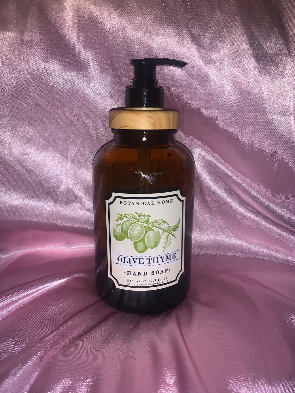Aromatic  Hand-soap in amber jar