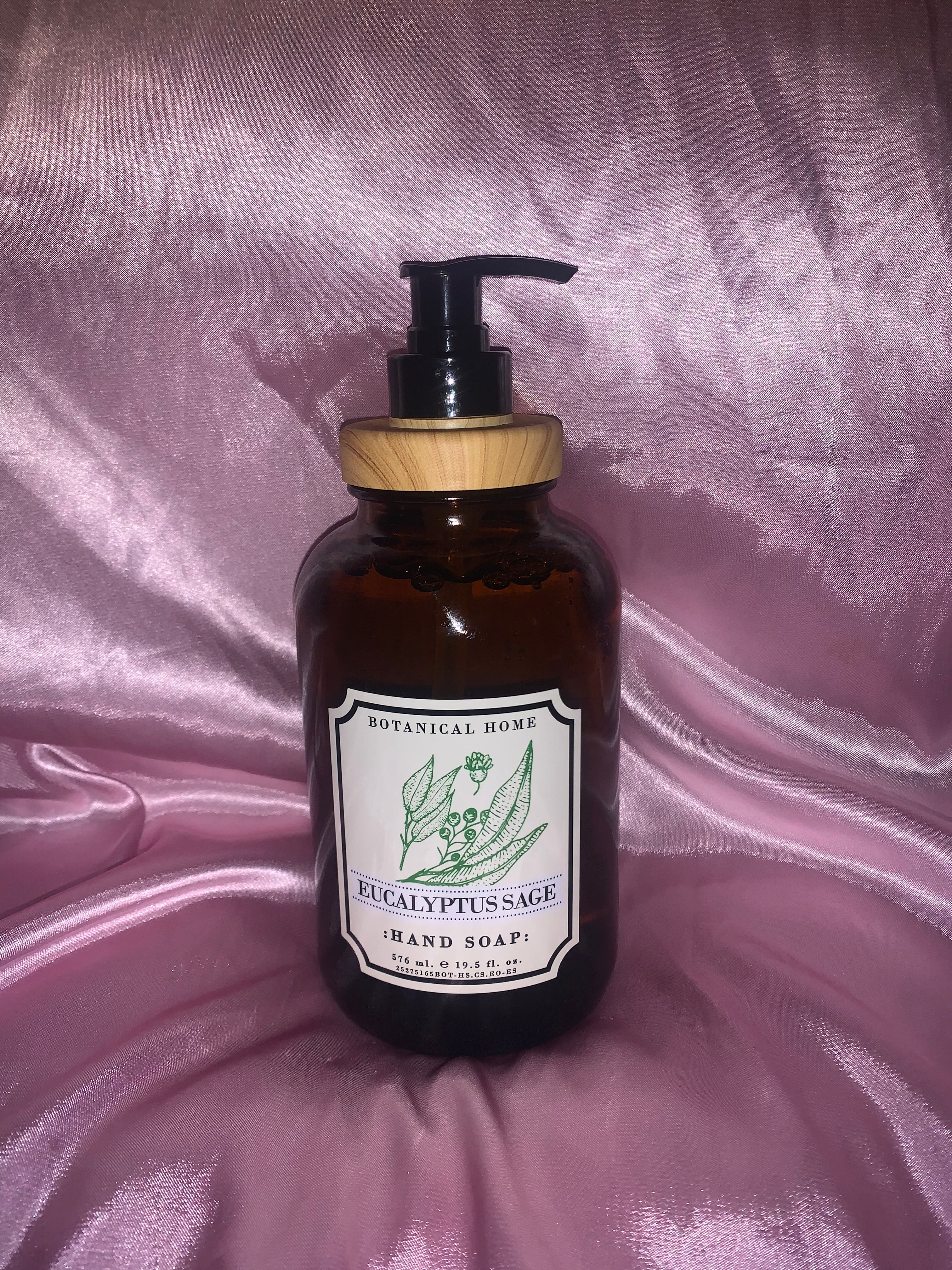 Aromatic  Hand-soap in amber jar